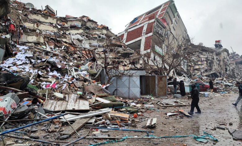 تصویر از شمار قربانیان زلزله ترکیه و سوریه به ۳۷ هزار نفر افزایش یافت.
